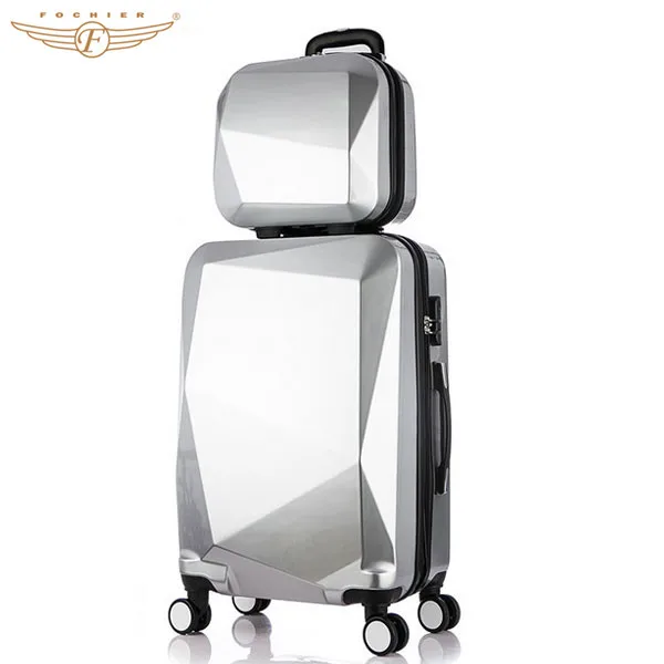 Hot Selling Custom Wheeled Plastic Suitcase Set for Woman Travel