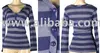 Junior Jersey Knit Long Sleeve Sweater / Top With 4 Front Buttons-1 Case Of 18