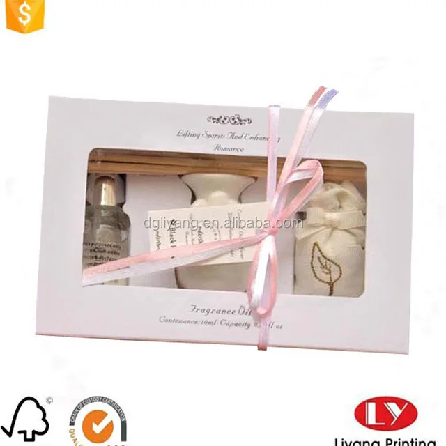 wholesale cosmetic paper gift packaging box for fragrance oil