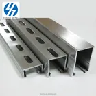 High Quality slotted galvanized strut steel gi c Iron channel