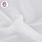 new Pure White silk crepe chiffon fabric for wedding dresses