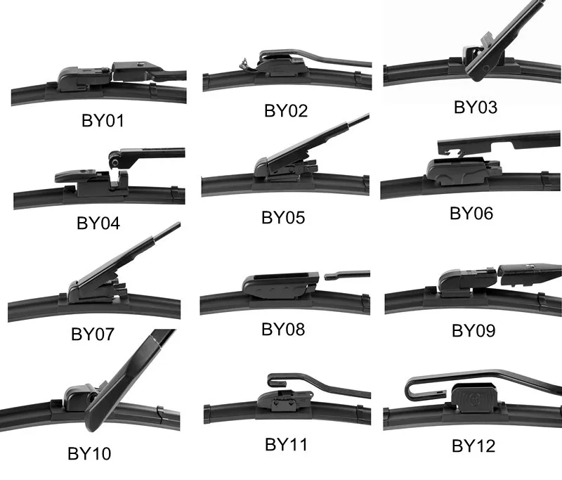 12 adapters & suitable wiper arms