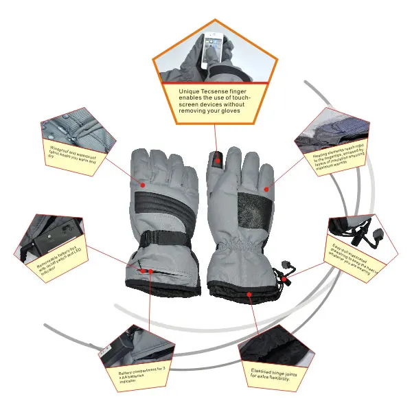 winter heated windproof waterproof outdoor sports motorcycle ski snowboard gloves, Customized color
winter heated windproof waterproof outdoor sports motorcycle ski snowboard gloves, Customized color