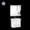 Family home style PVC material bathroom cabinet vanities