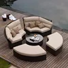 Outdoor pool PE rattan sofa sets furniture balcony wicker sofa