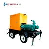 Zjbetter Diesel Engine Competitive Price Blue Double Suction Mobile Mixer Made In China Set Clean Water Pond Pump For Pool