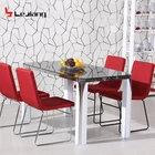 Free Sample Dubai Marble Expandable Modern Folding Wall Restaurant Foldable Chairs Dining Table From Pakistan