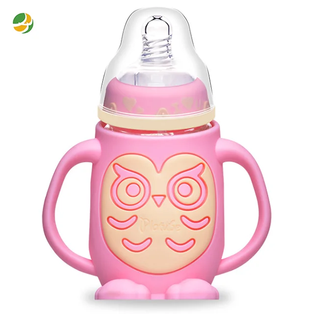 Wholesale Food Grade BPA Free Silicone Glass Feeding Unique Baby Bottle, Rose red;orange;blue;brown;purple;yellow
Wholesale Food Grade BPA Free Silicone Glass Feeding Unique Baby Bottle, Rose red;orange;blue;brown;purple;yellow