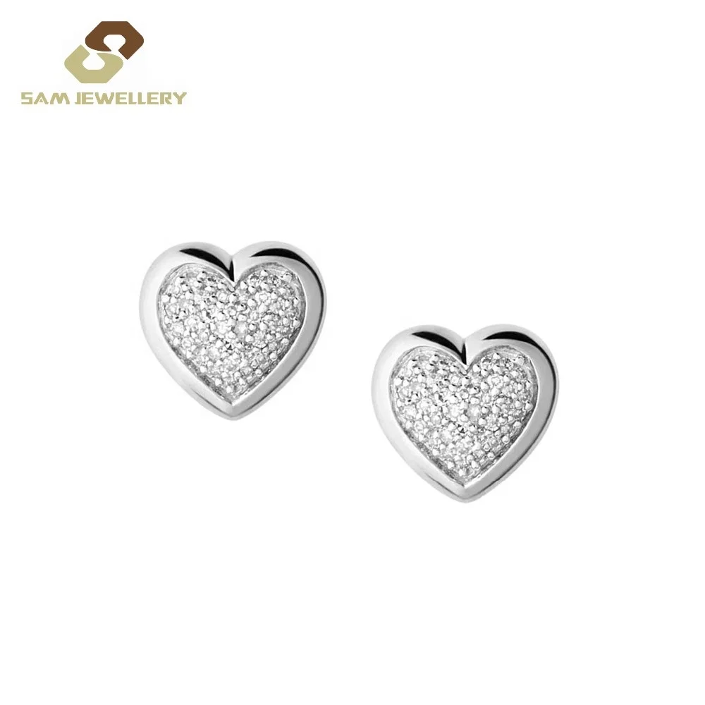 Summer Amorous Feelings Sterling 925 Silver Chic Pave Setting Women's Heart Shape Fashion Earring Jewelry, White
Summer Amorous Feelings Sterling 925 Silver Chic Pave Setting Women's Heart Shape Fashion Earring Jewelry, White