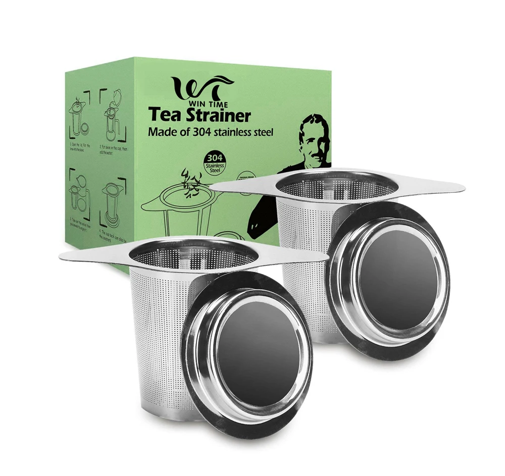 Approved 2 Pack Stainless Steel Tea Infuser Set with Double Handles for Steeping Tea Coffee Teapot
Approved 2 Pack Stainless Steel Tea Infuser Set with Double Handles for Steeping Tea Coffee Teapot