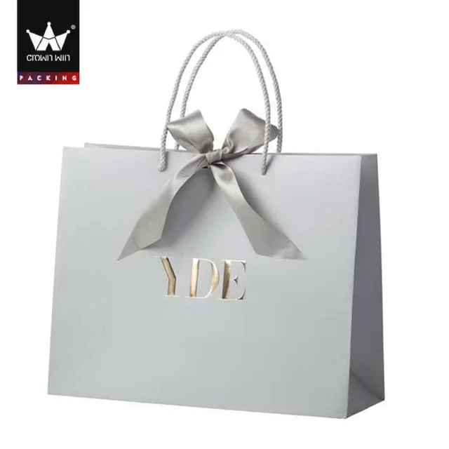 high quality elegant luxury wedding candy gift paper bag with