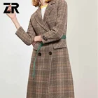 Normal Camel Women Jacket Wool Cashmere Fur Coat