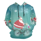 New Fashion Christmas Custom Printing Hoodies S-2XL