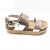 Wholesale soft cork sole jute women platform sandals for ladies