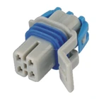 Yongsheng 4 Way Grey Sealed Automobile Female Connector Assembly