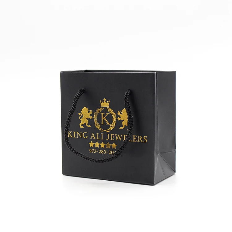 glossy shinny lamination gift package kraft shopping paper bag