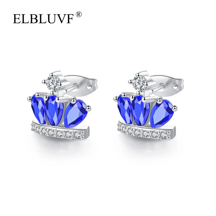 ELBLUVF Free Shipping Copper Alloy Jewelry Vogue Crown Shape Girls Earrings For Gifts, Red , pink , blue , green
ELBLUVF Free Shipping Copper Alloy Jewelry Vogue Crown Shape Girls Earrings For Gifts, Red , pink , blue , green