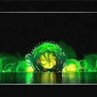 large scale laser projection outdoor water fountains