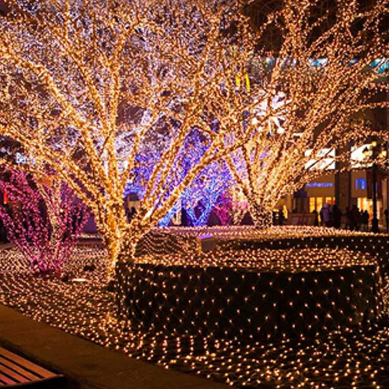 led holiday christmas string light lamp rgb white warm white adjustable holiday light (3)
