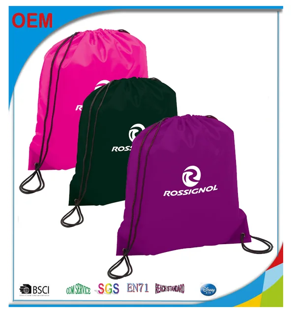 drawstring backpack bag promotional , handy sport drawstring
