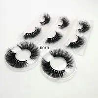 

3D Fluffy Mink Eyelashes Wispy Mink Thick Lashes Private Logo Packaging Available