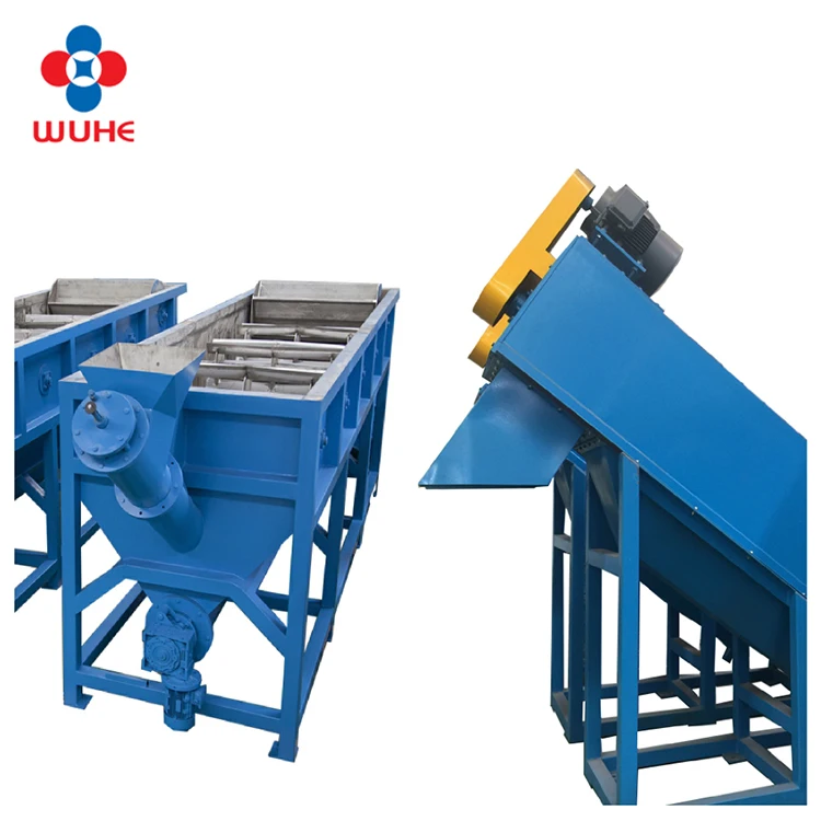 used PET bottle flakes plastic recycling equipment small capacity 300kg