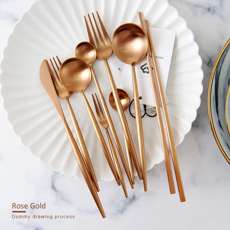 Hot sale rose gold flatware set stainless steel 18/10 cutlery wedding, Rose gold (copper)
Hot sale rose gold flatware set stainless steel 18/10 cutlery wedding, Rose gold (copper)