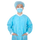 Nurses Hospital Nurses Medical Non-woven Pp Lab Coat