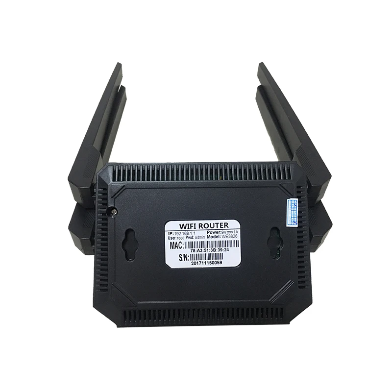 9 volt powered 2.4G unlock wifi hotspot devices 192.268.1.1 11n 300mbps wireless router, Black
9 volt powered 2.4G unlock wifi hotspot devices 192.268.1.1 11n 300mbps wireless router, Black