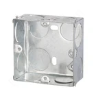 BS4662 7x7 electrical metal adjustable lug GI boxes with brass terminal