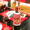 Christmas Deer Sweater Cloth Style Dinner Table Decoration Champagne Wine Bottle Bag, Body Size: 18cm x 13cm .Big discount