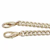 Wholesale accessories metal rose gold chain purse straps hardware for bags gold decorative chains strap designs for bag