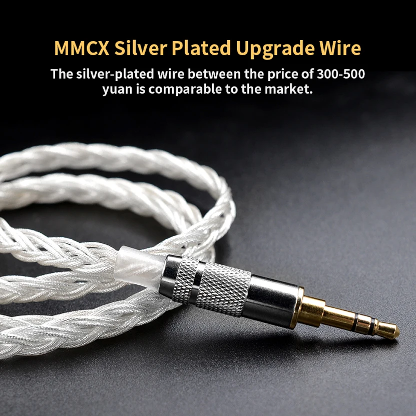 New 8 Core Silver-plated Upgrade MMCX Cable - ANKUX.COM