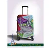 Promotional Printed ABS PC Internal Trolley Suitcases Luggage Bag