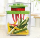 Chop Magic Slice and Dicer Fruit Salad Vegetables Tools Food Chopper Potato Cutter Chop Magic Manual Processor Shredders