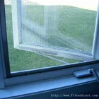 Keeps out insects magnetic fiberglass mesh window screen