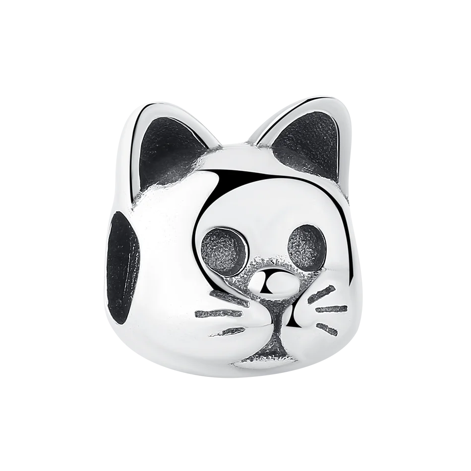 High Quality Lovely Cat Animals Charm Beads 925 Silver Charm for Ladies Fashion Bracelet
High Quality Lovely Cat Animals Charm Beads 925 Silver Charm for Ladies Fashion Bracelet