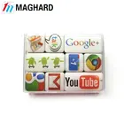 New style gift epoxy magnet set in case resin epoxy fridge magnet