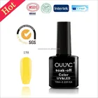 OULAC wholesale private label gel polish raw material OEM high quality soak off nail polish uv gel
