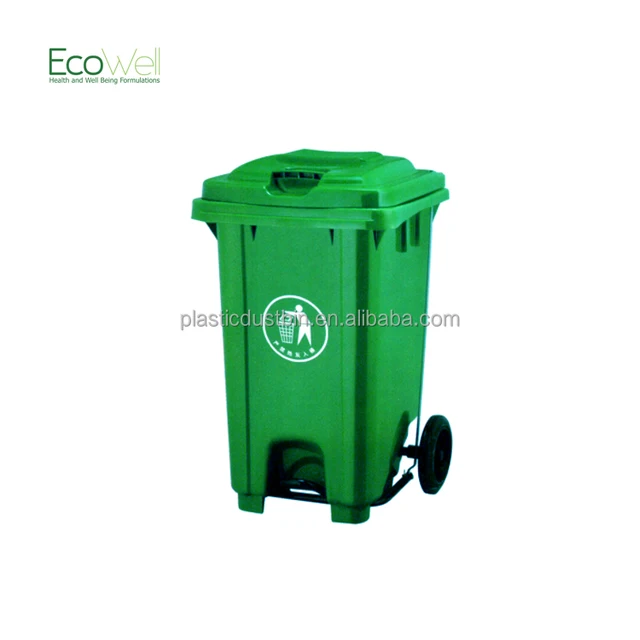 80l middle garbage waste pedal bin