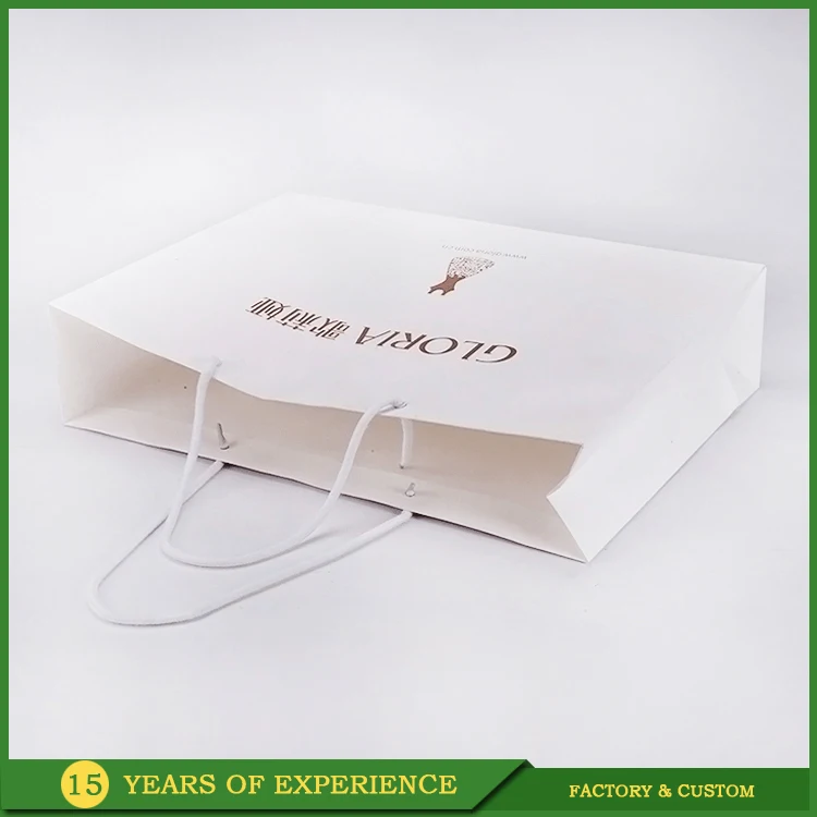 guangzhou white luxury kraft paper clothes shopping jeans