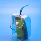 Flap bag EVA bag BOLSA pvc plastic pouch with snap button