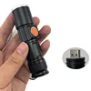 High quality Q5 Waterproof 1000 Lumens Rechargeable 14500 Built-in battery Zoomable USB Charge Mini LED Flashlight