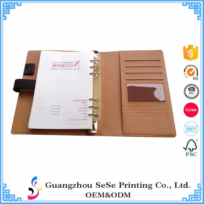 custom logo business meeting organizer 2017 a4 notebooks for