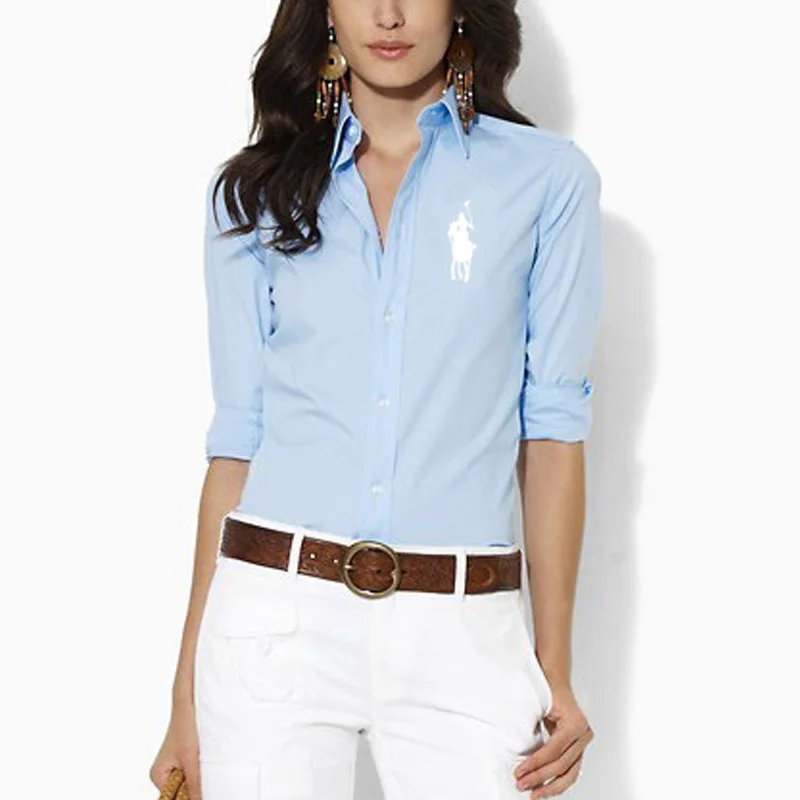 long sleeve polo outfit female