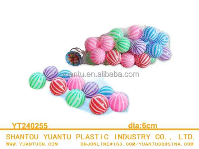 50pcs wholesale quality secure baby plastic ball pit balls toy swim fun