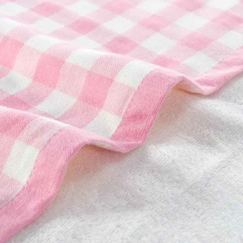 Fashion plaid bath towels,100% cotton towels,large size toallas