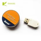 Bulk Customized Shape Rubber Soft PVC USB Flash Drive for Promotion 8GB/16GB/32GB