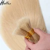European hair human blonde #613 virgin hair bulk wholesale
