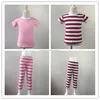 spring boutique cotton clothing sets easter outfit wholesale baby kids childrens clothing striped pajamas